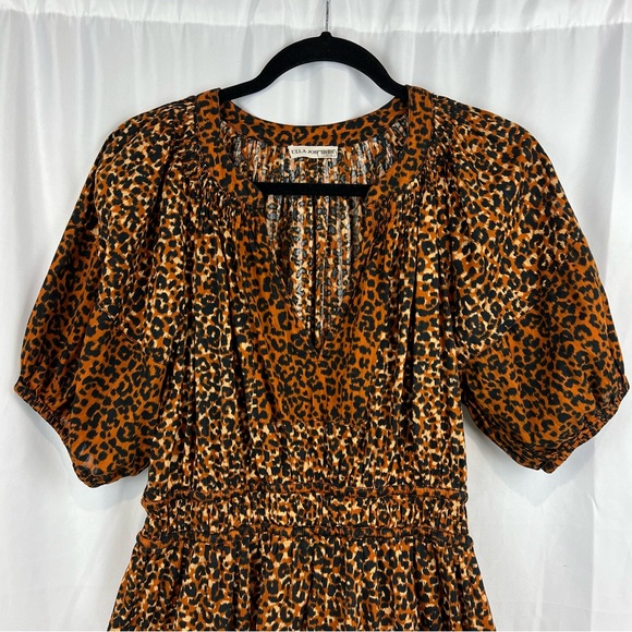 ULLA JOHNSON Mariana leopard print mini dress - Picture 4 of 10